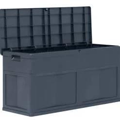 vidaXL - Tuinbox - Zwart - Kunststof Outlet