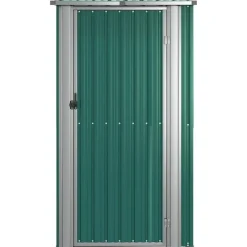 vidaXL - Tuinhuisje - Groen - Staal Discount