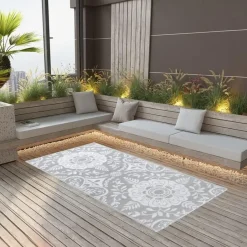 vidaXL - Tuinkleed - Grijs - Polyetheen - 80 x 150 cm New