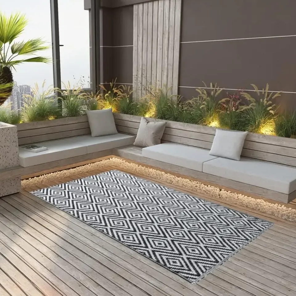 vidaXL - Tuinkleed - Wit - Polyetheen - 190 x 290 cm Discount