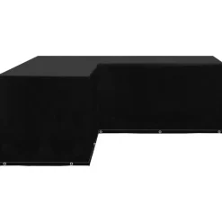 vidaXL - Tuinmeubel Hoes - Zwart - Polyetheen - 250 x 250 x 90 cm Sale