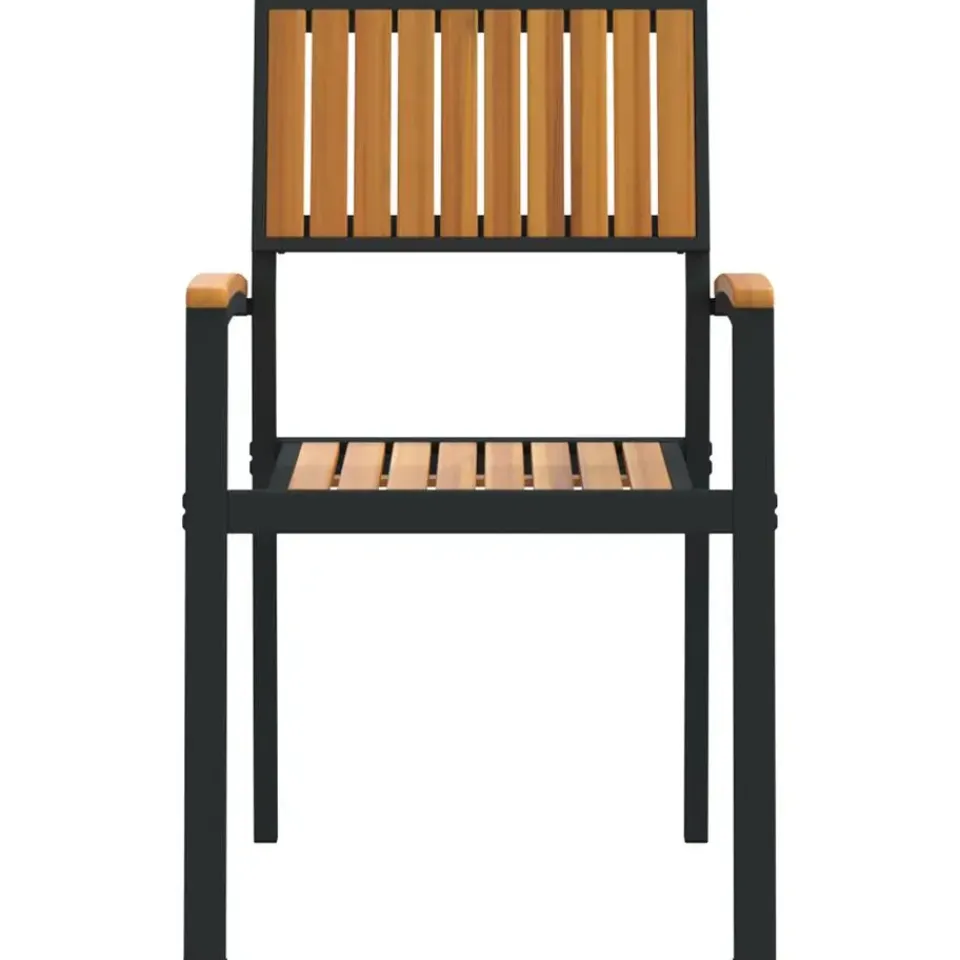 vidaXL - Tuinmeubelen - Bruin - Massief acaciahout - 56 x 57 x 87cm Discount