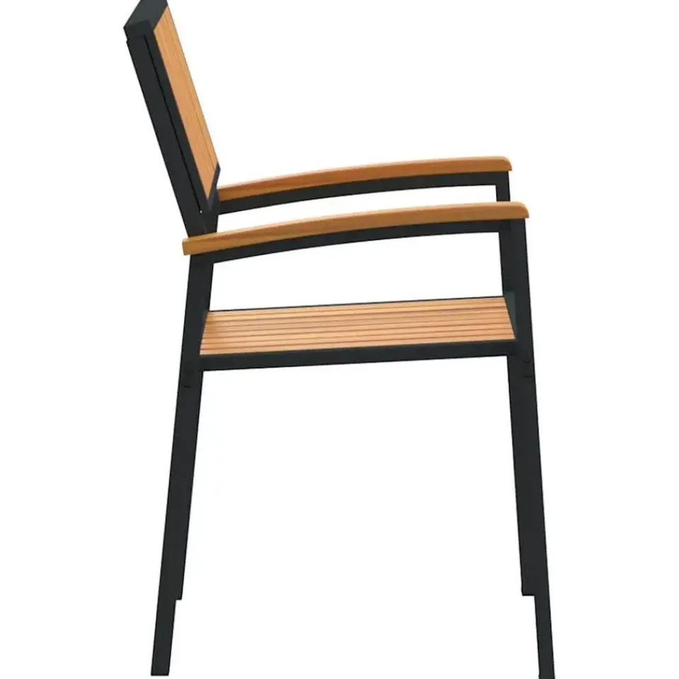 vidaXL - Tuinmeubelen - Bruin - Massief acaciahout - 56 x 57 x 87cm Discount