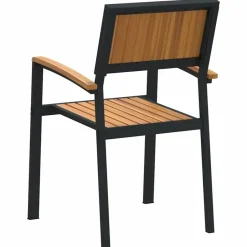 vidaXL - Tuinmeubelen - Bruin - Massief acaciahout - 56 x 57 x 87cm Discount