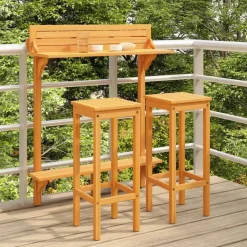 vidaXL - Tuinmeubelset - Bruin - Acaciahout Discount