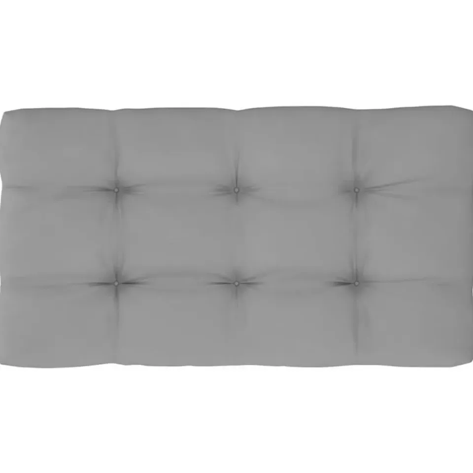 vidaXL - Tuinmiddenbank pallet - Wit - Grenenhout Online