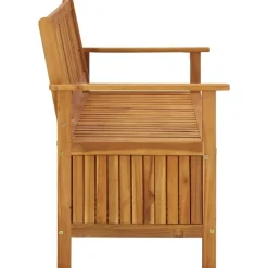 vidaXL - Tuinopbergbank - Bruin - Acaciahout- 120 cm Sale