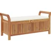 vidaXL - Tuinopbergbank - Bruin - Hout Outlet