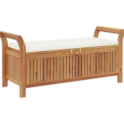 vidaXL - Tuinopbergbank - Bruin - Hout Outlet
