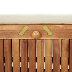 vidaXL - Tuinopbergbank - Bruin - Hout Outlet