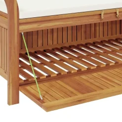 vidaXL - Tuinopbergbank - Bruin - Hout Outlet