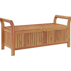 vidaXL - Tuinopbergbank - Bruin - Hout Outlet