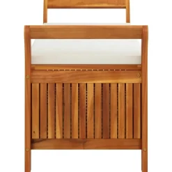 vidaXL - Tuinopbergbank - Bruin - Hout Outlet