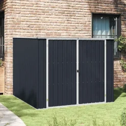 vidaXL - Tuinschuur - Antraciet - Staal Discount