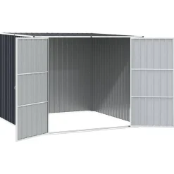 vidaXL - Tuinschuur - Antraciet - Staal Discount