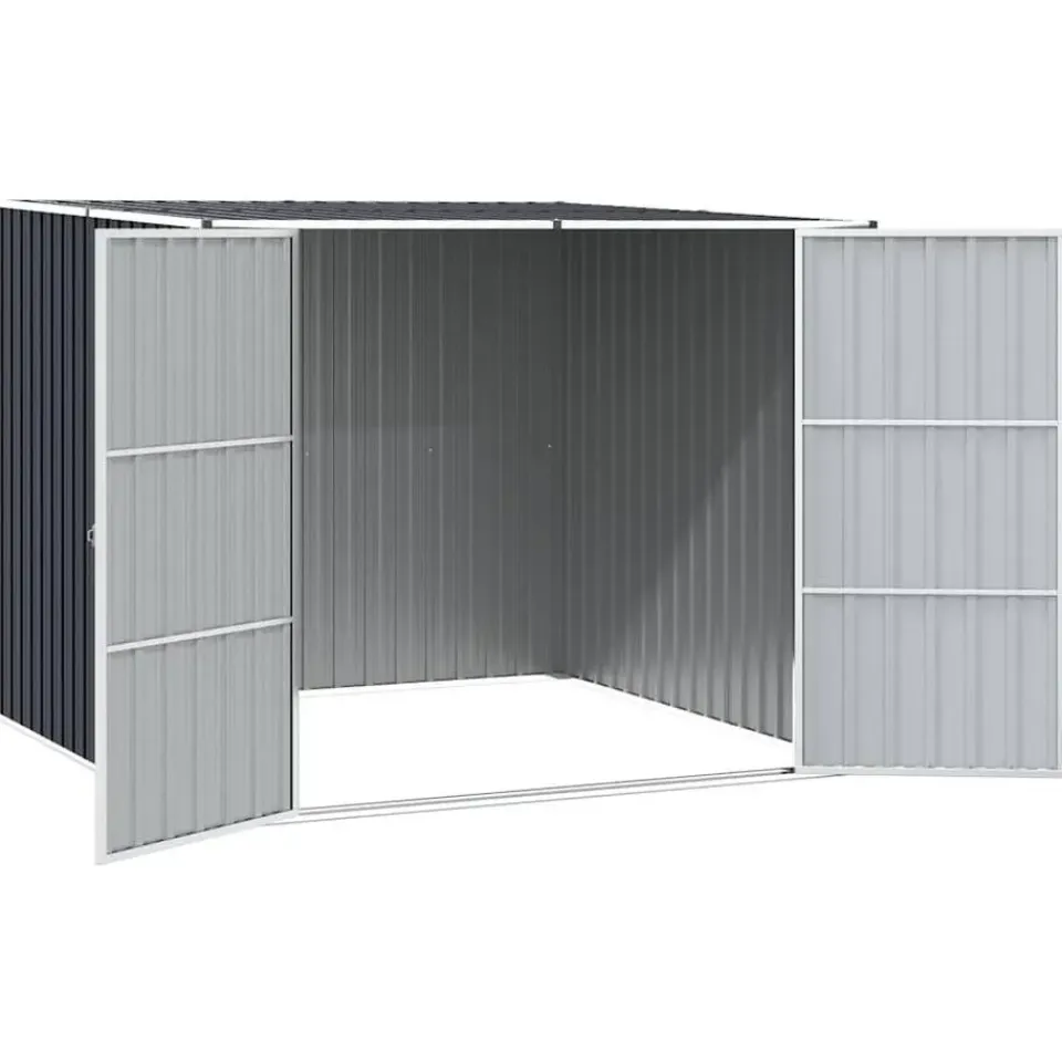 vidaXL - Tuinschuur - Antraciet - Staal Discount