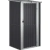 vidaXL - Tuinschuur - Antraciet - Staal Outlet