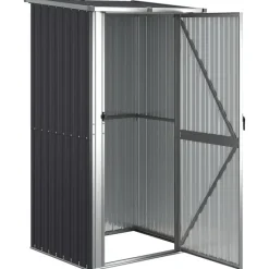 vidaXL - Tuinschuur - Antraciet - Staal Outlet