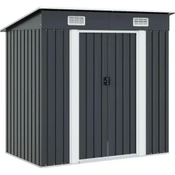 vidaXL - Tuinschuur - Antraciet - Staal Sale