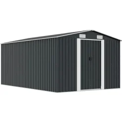 vidaXL - Tuinschuur - Antraciet - Staal Sale