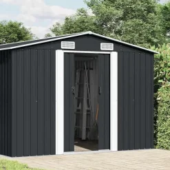 vidaXL - Tuinschuur - Antraciet - Staal Sale