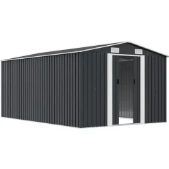 vidaXL - Tuinschuur - Antraciet - Staal Sale