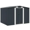 vidaXL - Tuinschuur - Antraciet - Staal Hot
