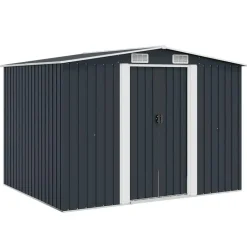 vidaXL - Tuinschuur - Antraciet - Staal Hot