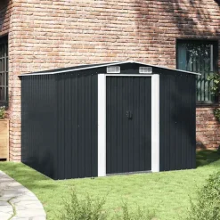 vidaXL - Tuinschuur - Antraciet - Staal Hot
