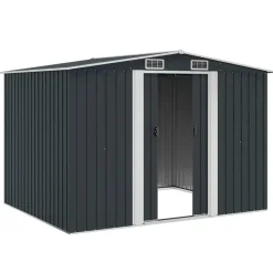 vidaXL - Tuinschuur - Antraciet - Staal Hot