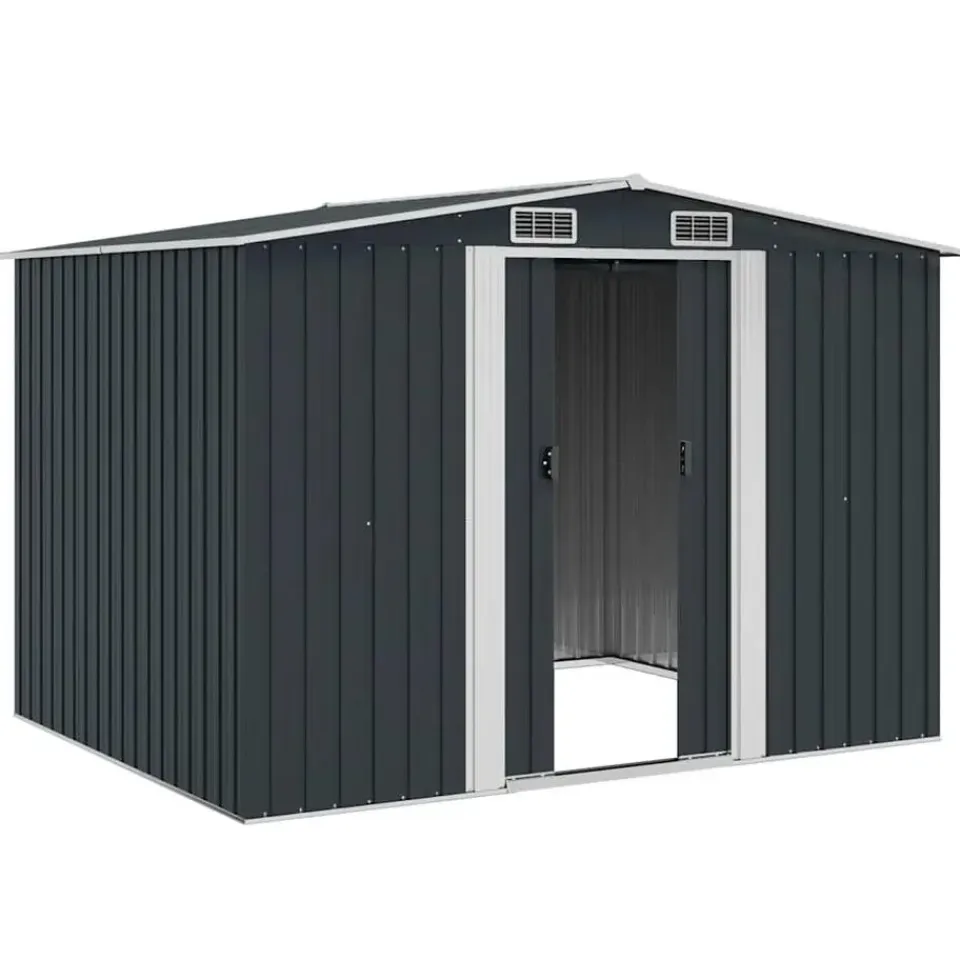 vidaXL - Tuinschuur - Antraciet - Staal Hot