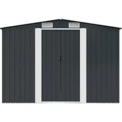 vidaXL - Tuinschuur - Antraciet - Staal Hot