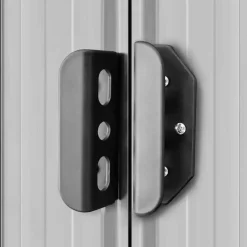 vidaXL - Tuinschuur - Grijs - Staal Discount