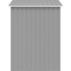 vidaXL - Tuinschuur - Grijs - Staal