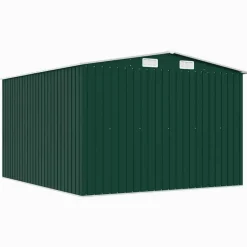 vidaXL - Tuinschuur - Groen - Staal Best