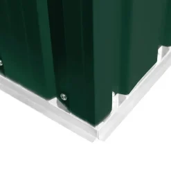 vidaXL - Tuinschuur - Groen - Staal Best