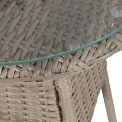 vidaXL - Tuinset - Bruin - Poly rattan Online