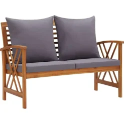 vidaXL - Tuinset - Grijs - Hout Online