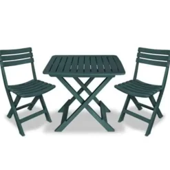 vidaXL - Tuinset - Groen - Kunststof Online