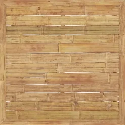 vidaXL - Tuinset - Wit - Bamboe - 4 stuks - Met kussens Sale