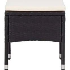 vidaXL - Tuinset - Zwart - Rattan Outlet