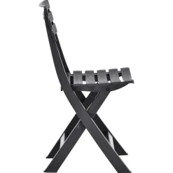 vidaXL - Tuinstoel - Antraciet - Kunststof - 2 stuks Discount