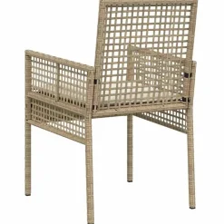 vidaXL - Tuinstoel - Beige - Poly rattan - 53 x 60 x 85cm Sale