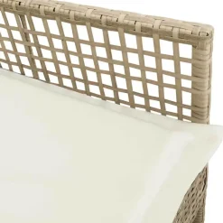 vidaXL - Tuinstoel - Beige - Poly rattan - 53 x 60 x 85cm Sale