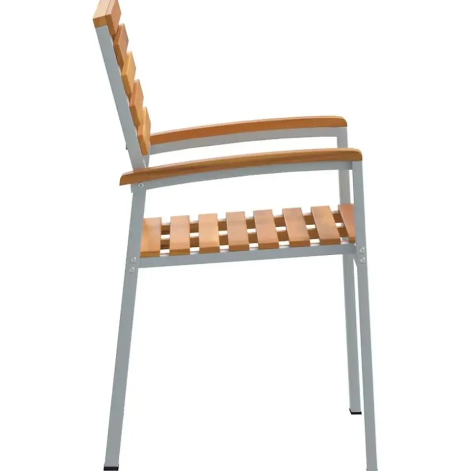 vidaXL - Tuinstoel - Bruin - Massief acaciahout - 56 x 57 x 87cm Sale