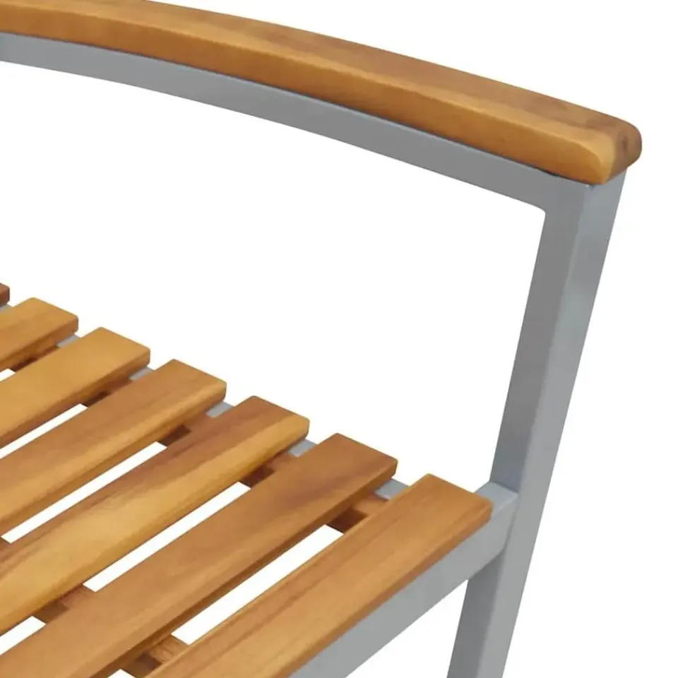 vidaXL - Tuinstoel - Bruin - Massief acaciahout - 56 x 57 x 87cm Sale