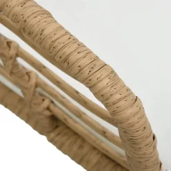 vidaXL - Tuinstoel - Bruin - Poly rattan - 2 stuks