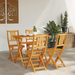 vidaXL - Tuinstoel - Bruin - Massief acaciahout - 36 x 46 x 86cm Best