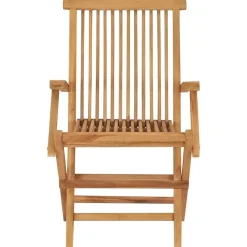 vidaXL - Tuinstoelen - Inklapbaar - Massief teakhout - 2 stuks Online