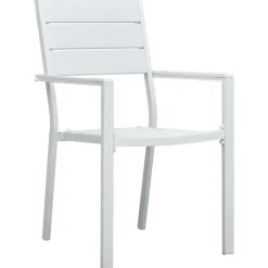 vidaXL - Tuinstoelen - Wit - Hout - 4 stuks Hot